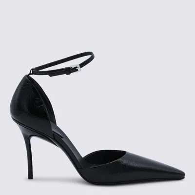 Alaïa Black Leather Dorsay 90 Pumps