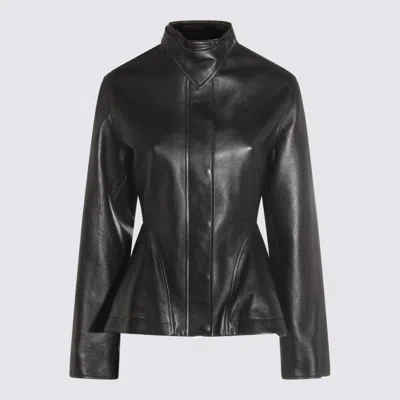 ALAÏA BLACK LEATHER JACKET