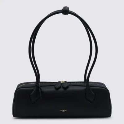 Alaïa Black Leather Le Teckel Medium Shoulder Bag