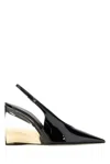 Alaïa Alaia Invisible Wedge Slingbacks 90 In Black