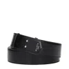 Alaïa Black Leather Regular Women's Belt In Black