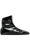 Alaïa Alaia Women La Sneaker In Stretch Patent Fabric In Black