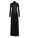 Alaïa Black Long Dress In Black
