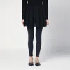 Alaïa Full Skirt With Pleated High Waist In Black