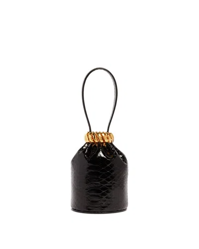 Alaïa Black Motion Wrist Bag