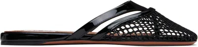 ALAÏA BLACK NET FI FISHNET MULES