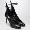 Alaïa Patent Leather Pumps With Ankle Strap And Stiletto Heel 10cm