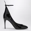 Alaïa Patent Ankle-strap Stiletto Pumps In Black