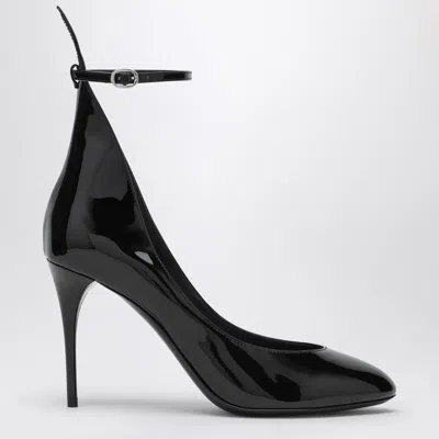 ALAÏA BLACK PATENT LEATHER PUMP