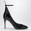 Alaïa Patent Ankle-strap Stiletto Pumps In Black