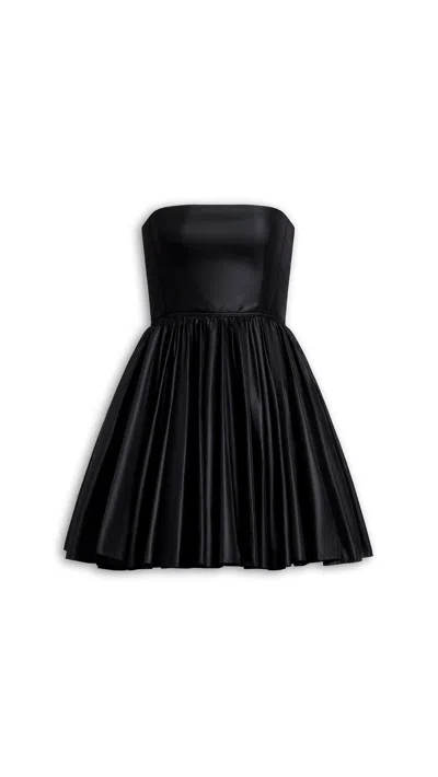 Alaïa Alaia Black Pleated Mini Skirt Dress