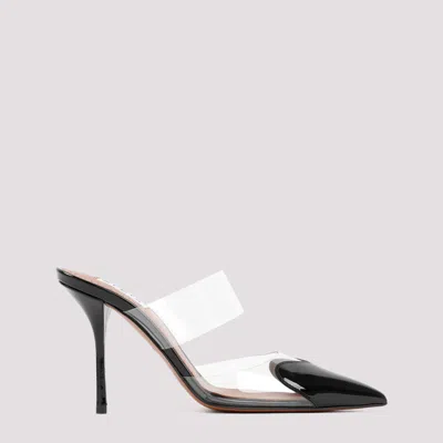 ALAÏA BLACK COEUR HEELS