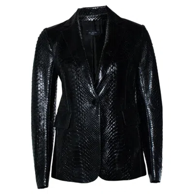 Pre-owned Alaïa Alaia, Black Python Blazer
