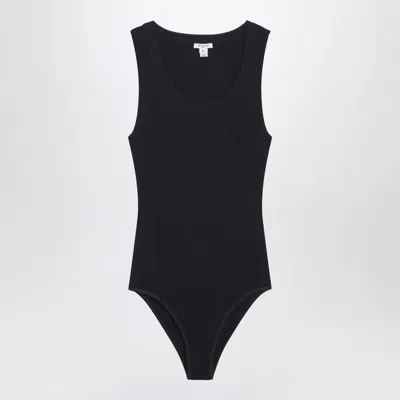 Alaïa Sleeveless Tank Bodysuit In Black