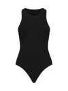 Alaïa Ribbed Texture Scoop Neck Sleeveless Body