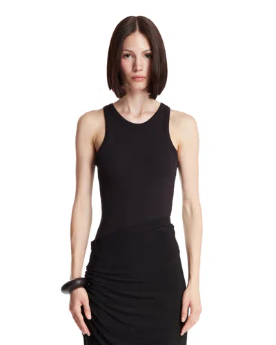 Alaïa Black Ribbed Top