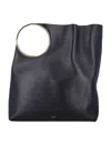 Alaïa Ring Xl Leather Tote Bag In Black