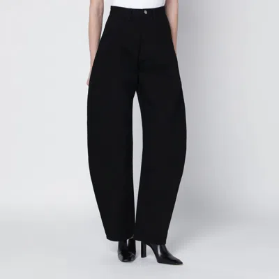 Alaïa Black Rounded-leg Trousers