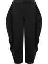 Alaïa Round Petal Trousers In Black