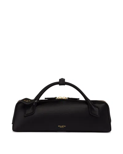 Alaïa Black Satin Le Teckel Clutch