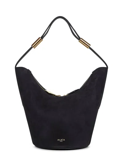 ALAÏA BLACK SHAPE SMALL SHOULDER BAG