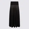 Alaïa Virgin Merino Wool Maxi Skirt In Multi