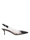 Alaïa Womens Coeur 55 Heart-shape Patent-leather Heeled Slingback Pumps Dark G In Black
