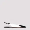 Alaïa Le Cœur Slingback Flats In Black