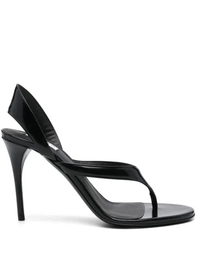 ALAÏA BLACK SLIP ON HEELS