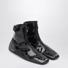 Alaïa Black Sneaker In Coated Stretch Fabric In Black