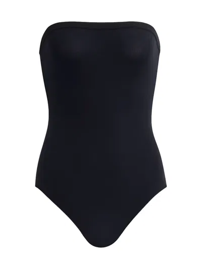 ALAÏA BLACK STRAPLESS BODYSUIT