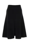 Alaïa Womens Noir Alaia A-line Cashmere And Wool-blend Midi Skirt In Black