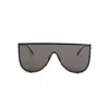 Alaïa Mask-framed Metal Sunglasses In Black