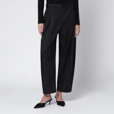 Alaïa Black Tailored Pants In Technical Taffeta