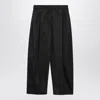 Alaïa Alaia Black Tailored Pants In Technical Taffeta Women In Animal Print