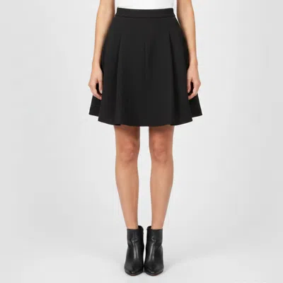 Pre-owned Alaïa Black Textured Knit Flared Mini Skirt M