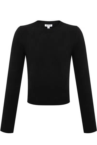 ALAÏA ALAIA BLACK TIGHT JERSEY