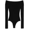 Alaïa Long-sleeved Jumpsuit In Black
