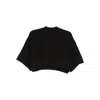 Alaïa Short Sleeve Crop T-shirt In Black