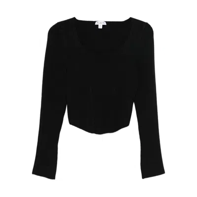 ALAÏA ALAÏA BLACK KNITWEAR - JUMPERS WOMEN