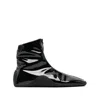 Alaïa Alaia Women La Sneaker In Stretch Patent Fabric In Black
