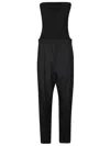 Alaïa Sleeveless Knitted Jumpsuit In Black