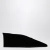 Alaïa Alaia Black Velvet Cube-heeled Mule Women