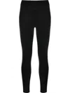 Alaïa High Waisted Legging In Black
