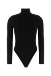 Alaïa Alaia Black Viscose Bodysuit In Black