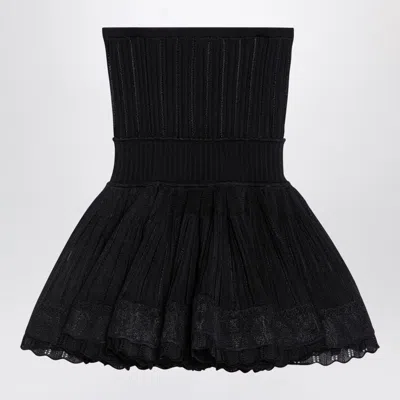 Alaïa Alaia Black Viscose Crinoline Top With Straps