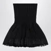 Alaïa Alaia Black Viscose Crinoline Top With Straps Women In Black