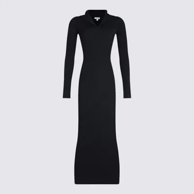 Alaïa Black Viscose Dress
