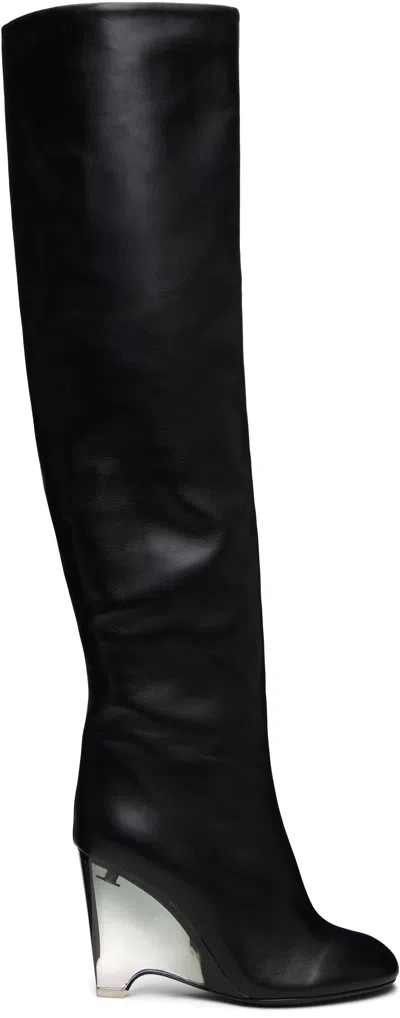Alaïa Black Wedge 100 Boots
