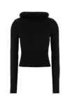Alaïa Alaia Black Wool Sweater In Black